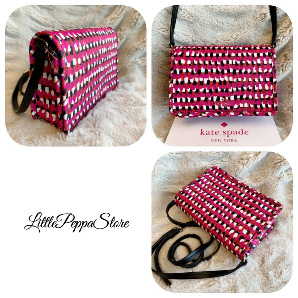 NWT KATE SPADE RENEE HARDING STREET PINATA FLAP CR